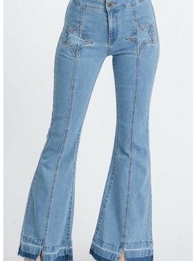 ⭐️ LITZ by Unique Star Flare Jeans — Size 26/3 ⭐️
